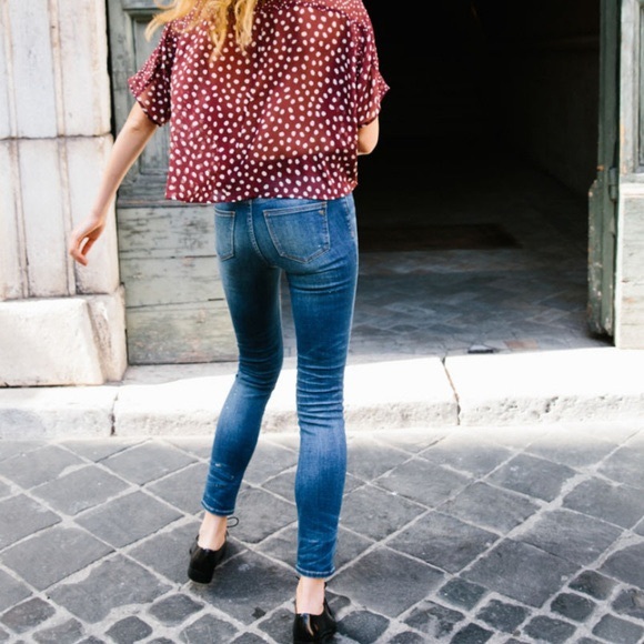 MADEWELL | High Riser Skinny Skinny Crop, Bayview - Picture 3 of 8